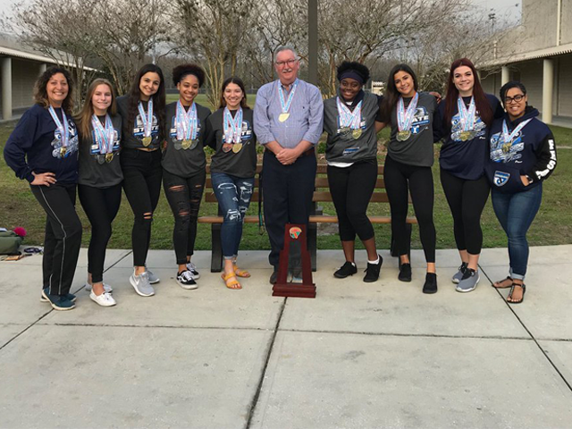 Sunlake High School’s State Championship Girls Weightlifting Team