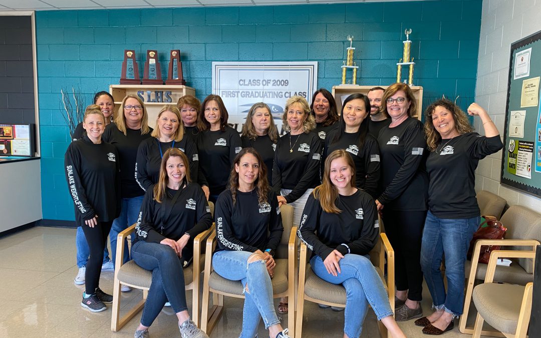 The Sunlake student services team is proud to support our STATE champion lady weightlifters and coach Denise Garcia. It’s great to be a SEAHAWK!