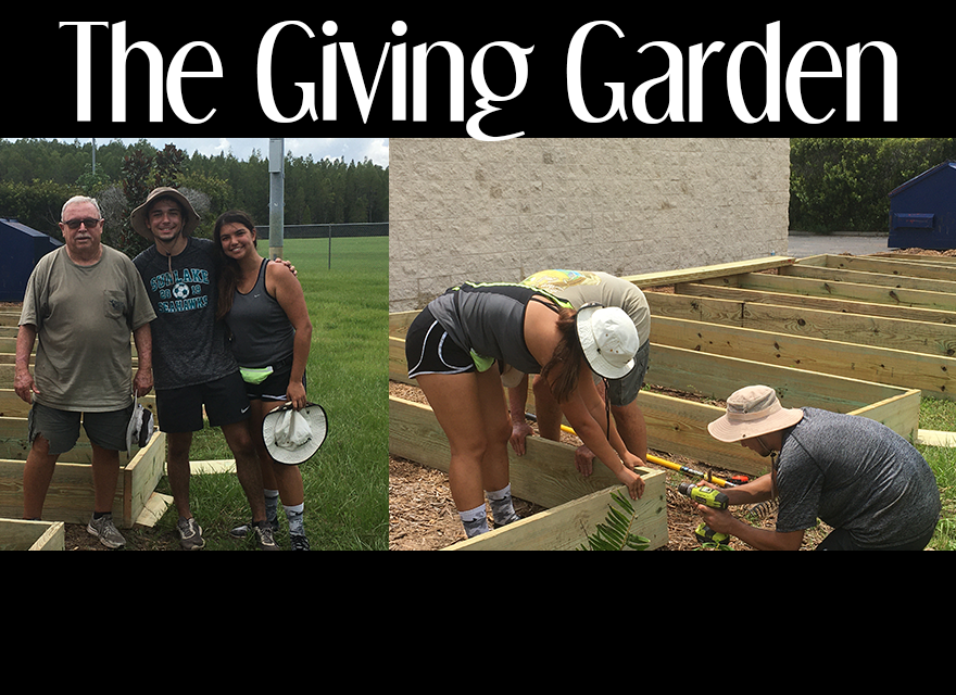 Leo Club members, Geoffrey Brown & Riley Atkinson. Master Gardener, Mr. O’Brien